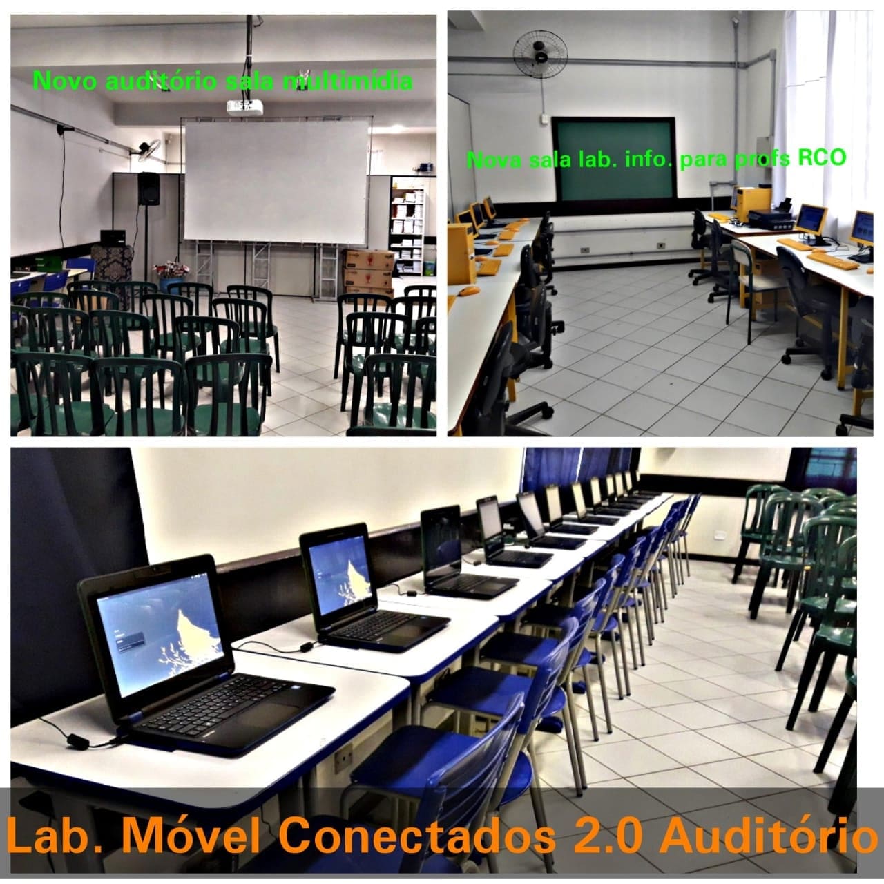 Laboratório no Colégio Rocha Pombo Morretes.