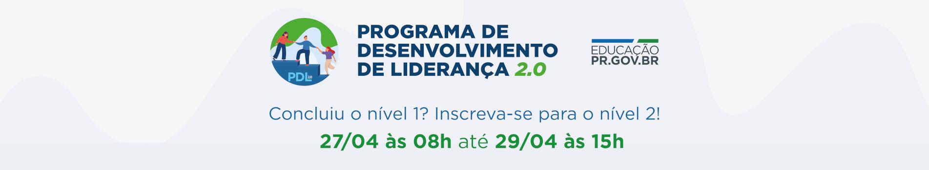 Banner - PDL 2.0 - inscrição