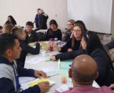 Encontro no NRE, com Diretores e Pedagogos de Paranaguá e Guaraqueçaba