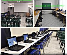 Laboratório no Colégio Rocha Pombo Morretes.