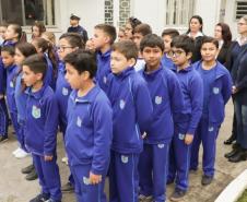 Alunos da Escola Almirante Tamandaré.