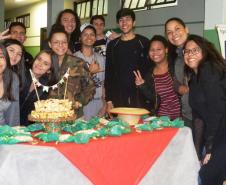 Estudantes mostraram também parte da culinária
