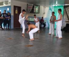 Apresentação de Capoeira Col. Vidal Vanhoni.